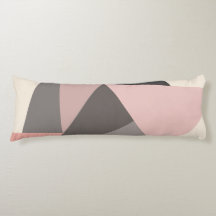 Pink and Grey Mid-century Modern Geometric
