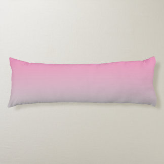 “Pink And Grey Ombre” Body Cushion