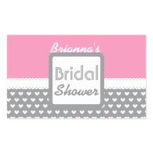 Pink and Grey Polka Dot Theme Bridal Shower B01