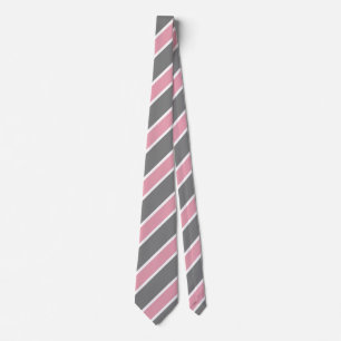 Pink and Grey Tie