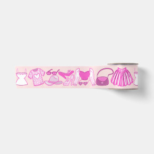 Pink and Hot Pink Fashion Satin Ribbon