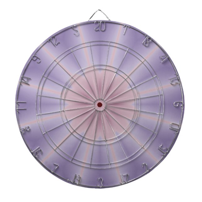Pink and Lilac 3D Flower Three Dartboard (Front)