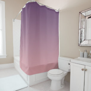Pink and lilac gradient, Ombre. Shower Curtain