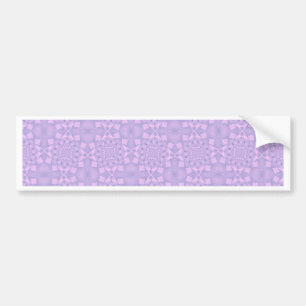Pink and Lilac Pattern Bumper Sticker