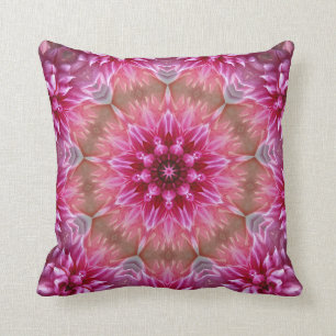 Pink and Magenta Mandala Cushion