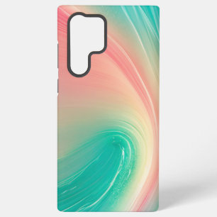 Pink and Mint Green Abstract Pattern Phone Case