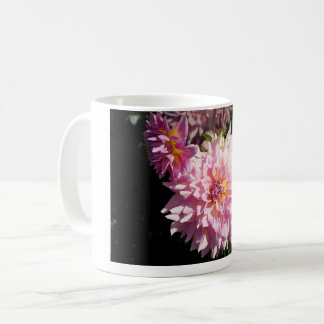 Pink and Orange Dahlia – Fine Art Photography Coffee Mug
