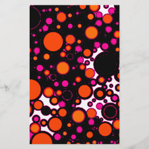 Pink and orange dots
