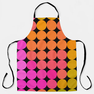 Pink and Orange Dots Apron