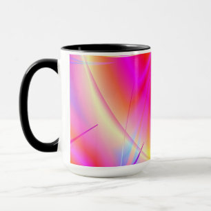 Pink and Orange Fantasia Mug