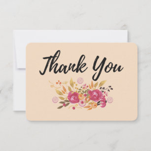 Pink and Orange Flower Bouquet on Peach Background