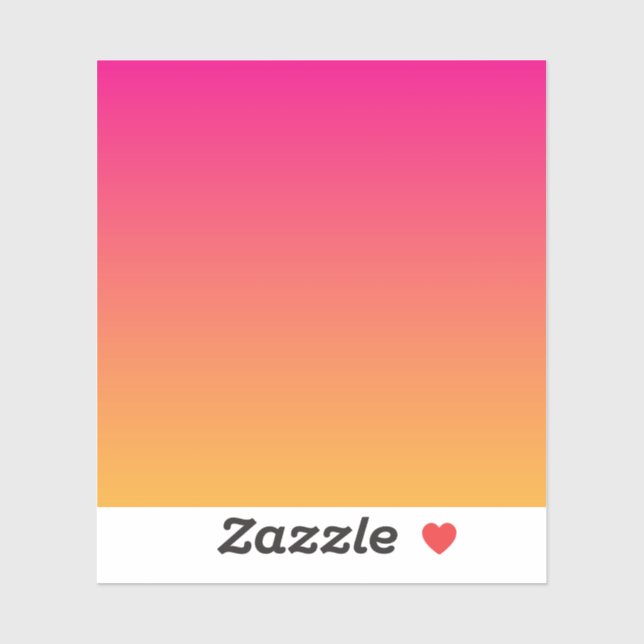 Pink and orange gradient (Sheet)