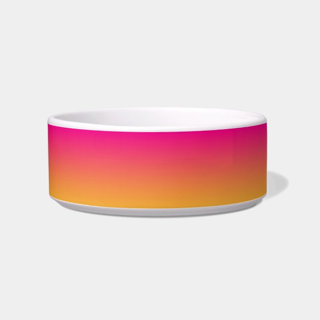 Pink and orange gradient bowl (Front)