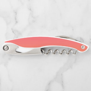 Pink and orange gradient corkscrew