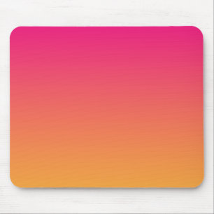 Pink and orange gradient mouse mat