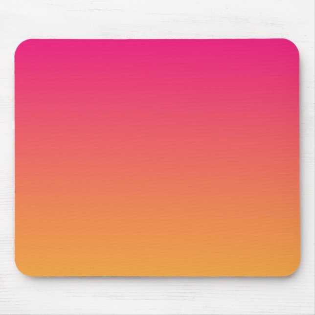 Pink and orange gradient mouse mat (Front)
