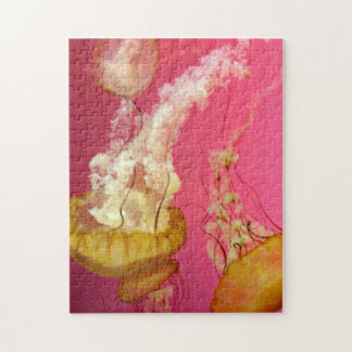 Pink and Orange Jellyfish Puzzle