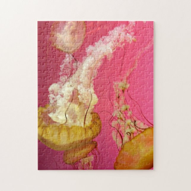 Pink and Orange Jellyfish Puzzle (Vertical)