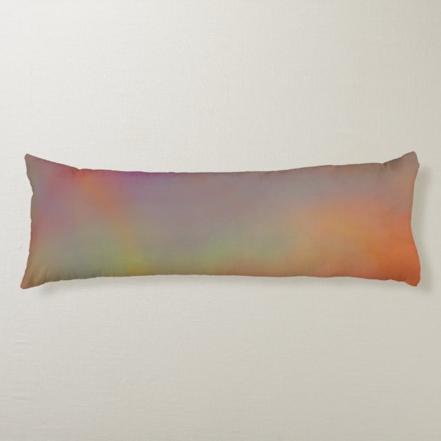 pink and Orange Marble Texture Body Cushion (Front)
