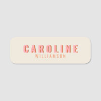 Pink and Orange Retro Typography Creative Modern