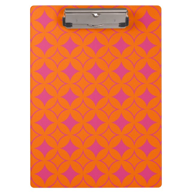 Pink and orange shippo clipboard (Front)
