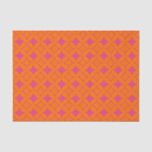 Pink and orange shippo tissue paper