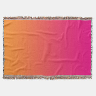 Pink And Orange Throw Blanket
