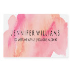 Pink and Orange Watercolor