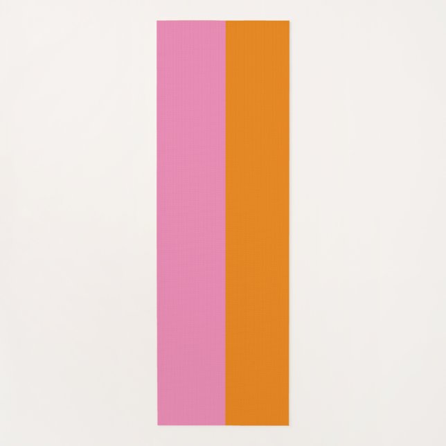 Pink and Orange Yoga Mat (Front)
