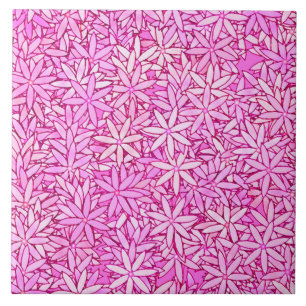 Pink and orchid flowers, orchid background tile