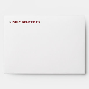Pink And Peach Elegant Floral Wedding Envelope