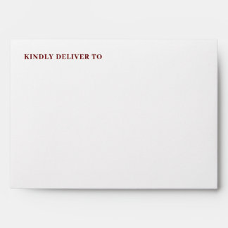 Pink And Peach Elegant Floral Wedding Envelope