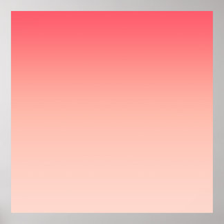 Pink and peach gradient background poster