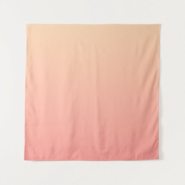 Pink and Peach Gradient Tapestry (Front)