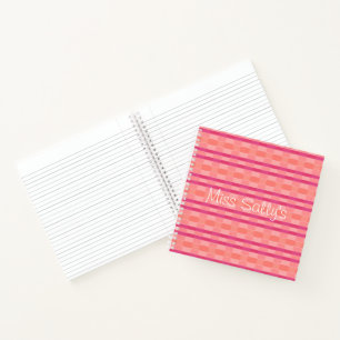 Pink and Peach Notebook