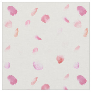 Pink and Peach Rose Petals Fabric