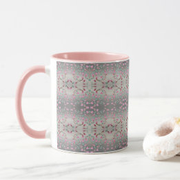 Pink And Pretty Patterned Mug