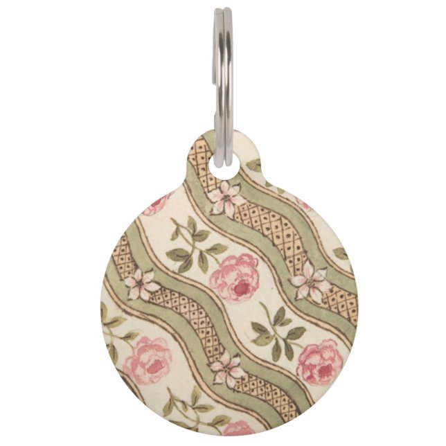 "PINK AND PRETTY" PET TAG (Front)