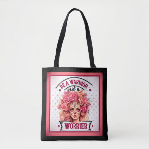 Pink and Pretty Sugar Skull Tote Bag