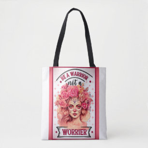 Pink and Pretty Sugar Skull Tote Bag