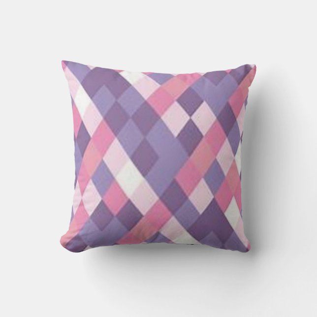 Pink And Purpal Background  Cushion (Front)
