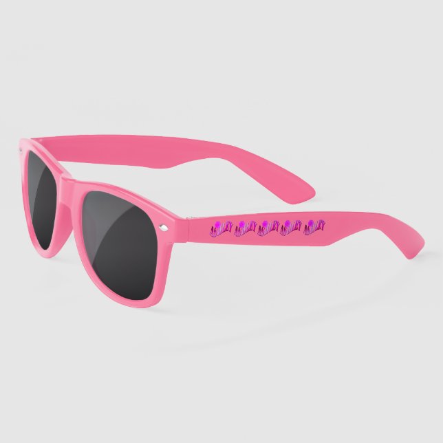 Pink And Purple Ashley Names, Sunglasses (Left)