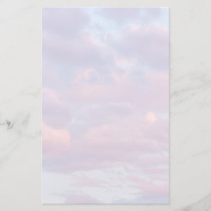 Pink and Purple Clouds Stationery