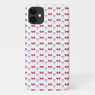 Pink and Purple Coquette Bows iPhone 11 Case