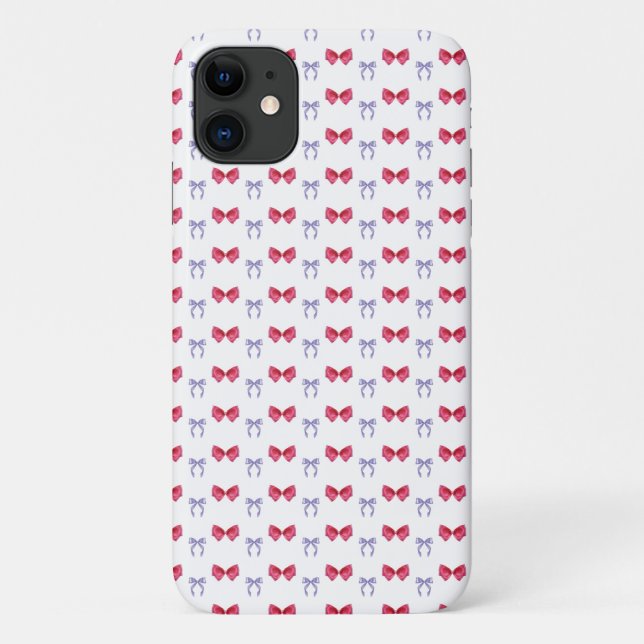 Pink and Purple Coquette Bows Case-Mate iPhone Case (Back)