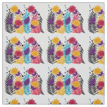 Pink and purple cut flowers with intricate petals  fabric