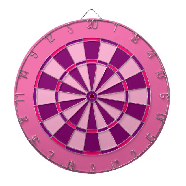 Pink and Purple Dartboard (Front)