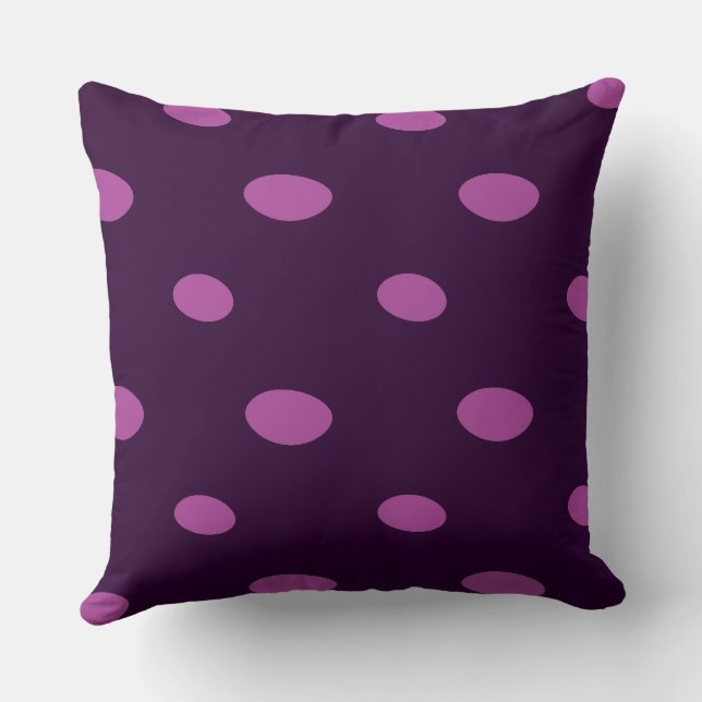 Pink and Purple Geometric Cushion (Back)