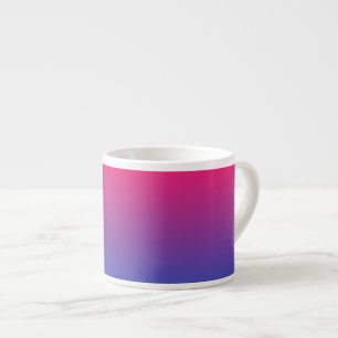 Pink and Purple Gradient Colours Espresso Cup