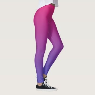 Pink and Purple Gradient Colours Leggings